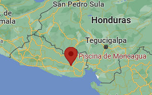 Location of Moncagua Swimming Pool