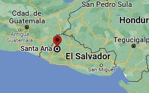Location of Santa Ana