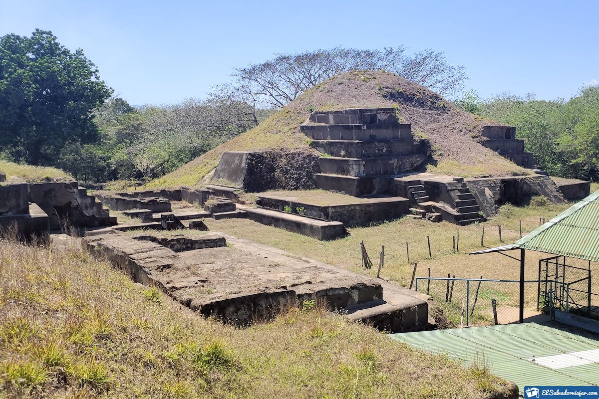 Mayan Route. Ruins of San Andres.