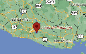 Location of Ilopango Lake