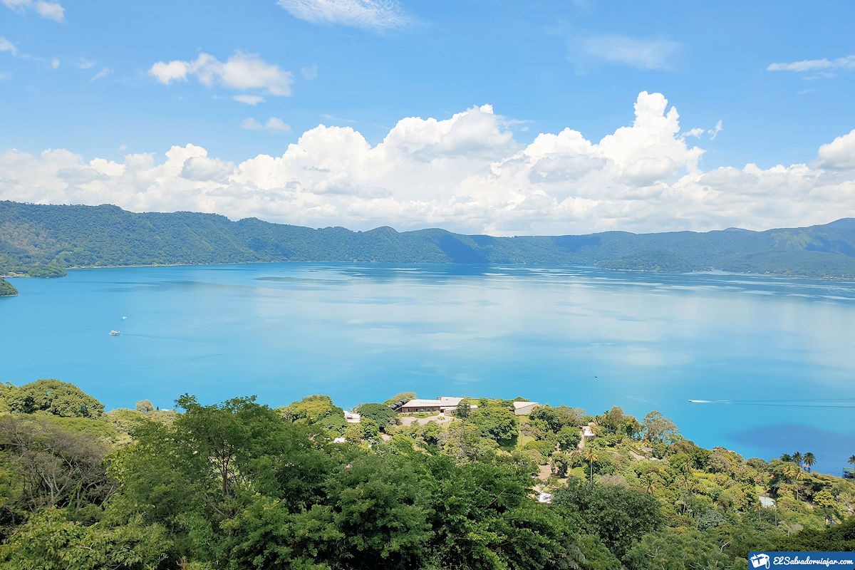 Coatepeque lake, lakes of El Salvador.