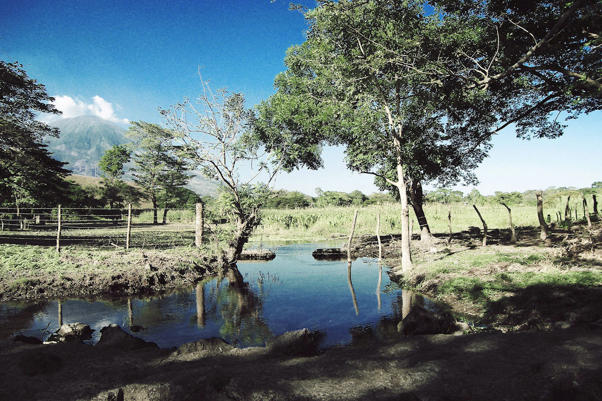 El Jocotal Lagoon in San Miguel.