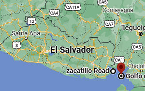 Location of Zacatillo Island