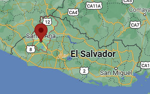 Location of the Department of Santa Ana