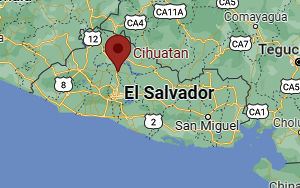 Location of the Cihuatán Archaeological Site