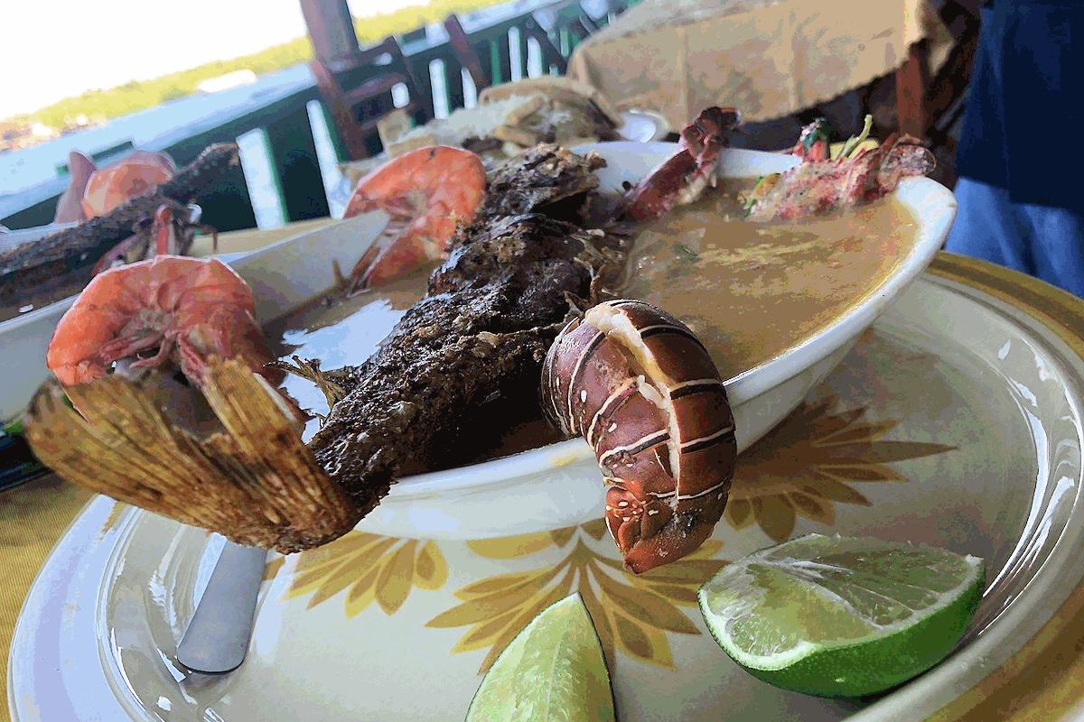 Seafood in Puerto el Triunfo