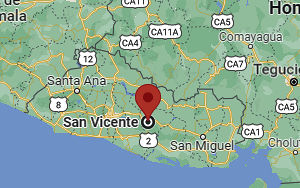 Location Department of San Vicente