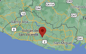 Ubicación del San Vicente Volcano-Chinchontepec