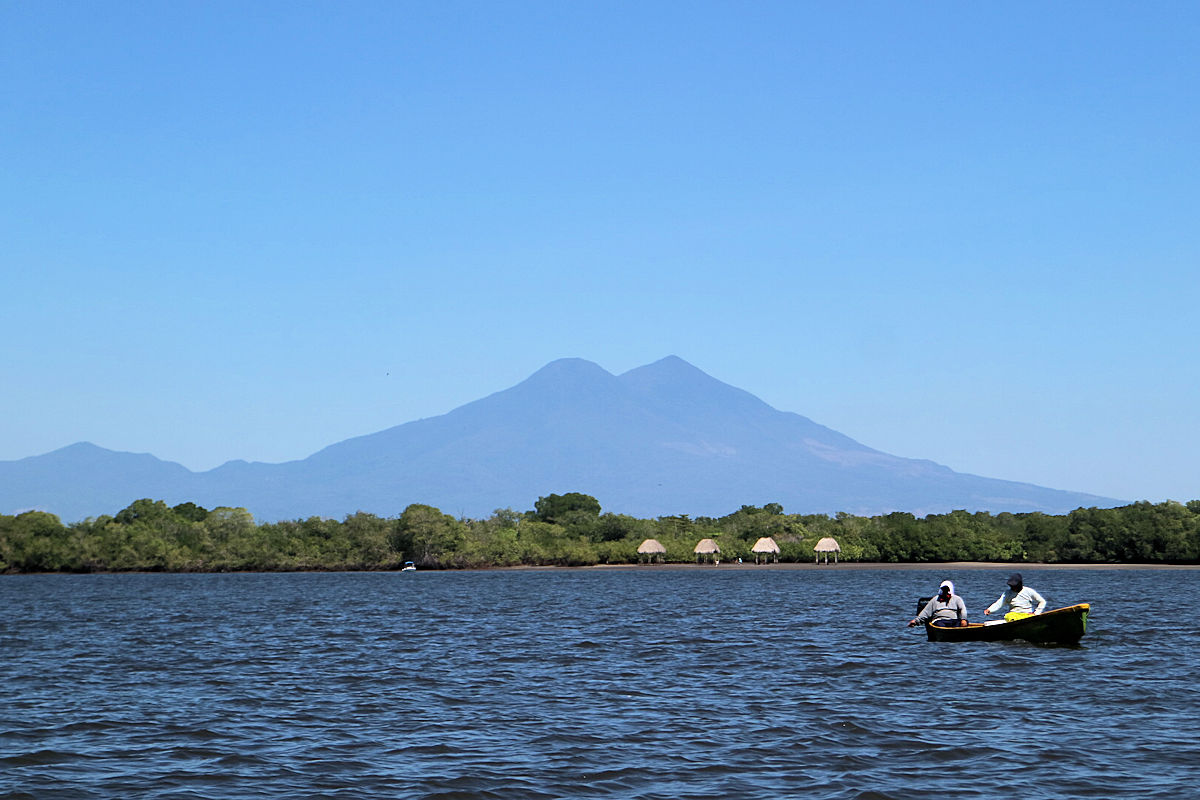 Views of the San Vicente Volcano