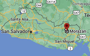 Location of Morazán