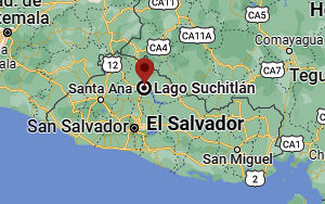 Location of Lake Suchitlán