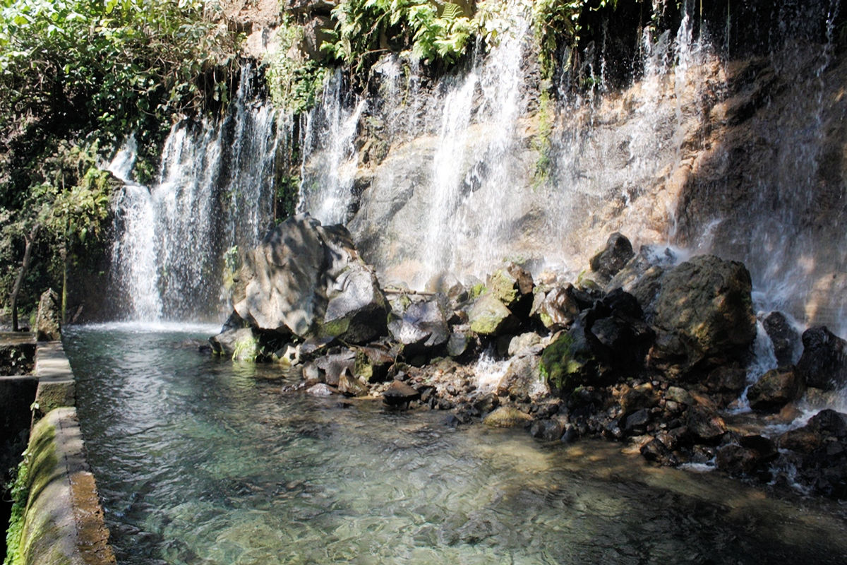 Route of the 7 Waterfalls in El Salvador.