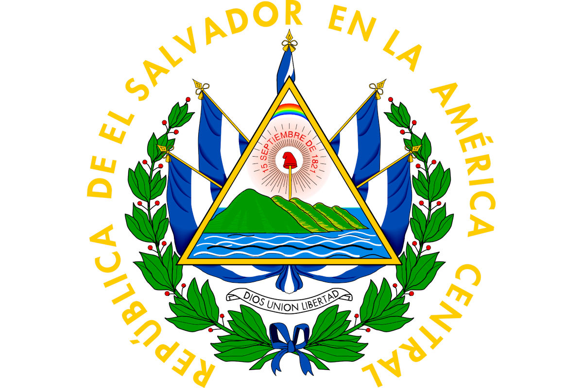 National Coat of Arms of El Salvador.