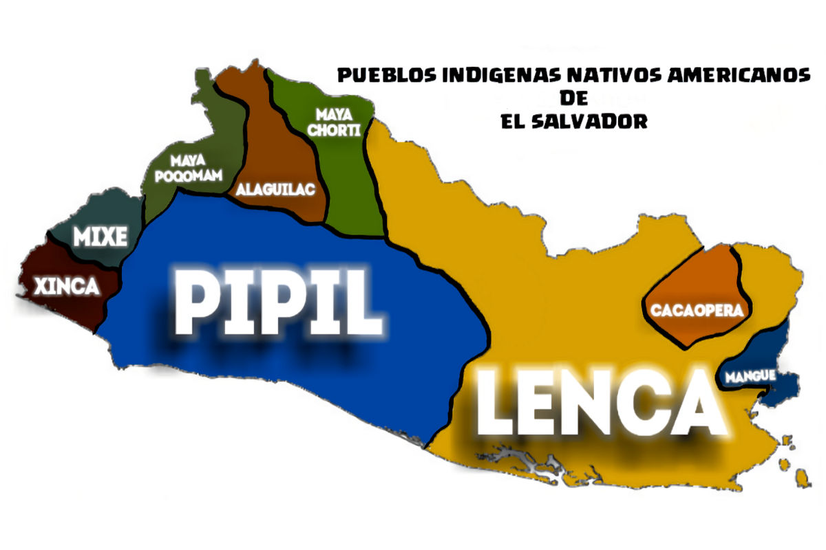 Distribution of the Indigenous Peoples of El Salvador.