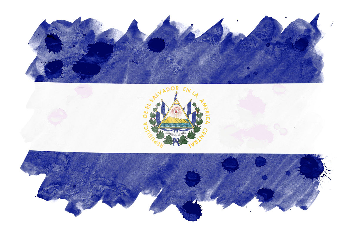 Coat of Arms and Flag of El Salvador