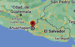 Location of Ahuachapán