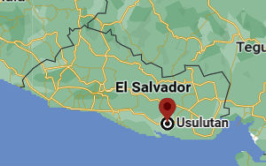 Location of Usulután